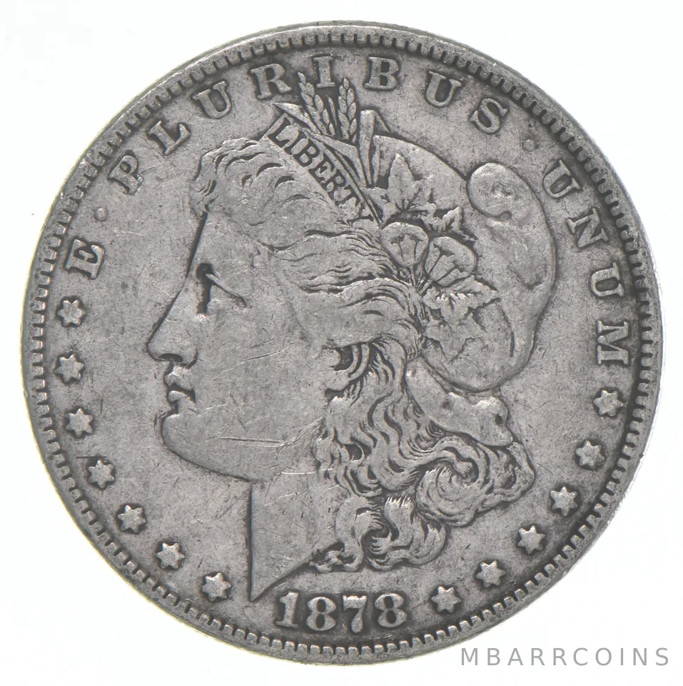 VF 1878 7TF Reverse 78 Morgan Silver Dollar (1 coin)