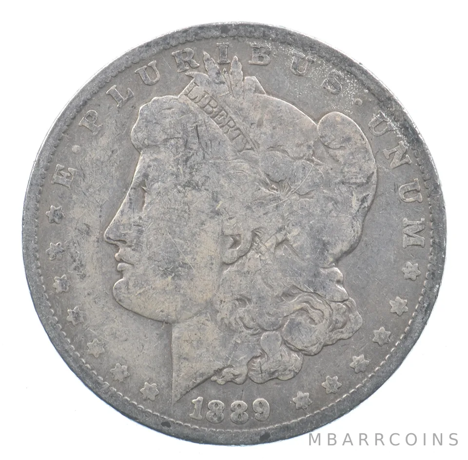 Early - 1889 Morgan Silver Dollar - 90% US Coin *007