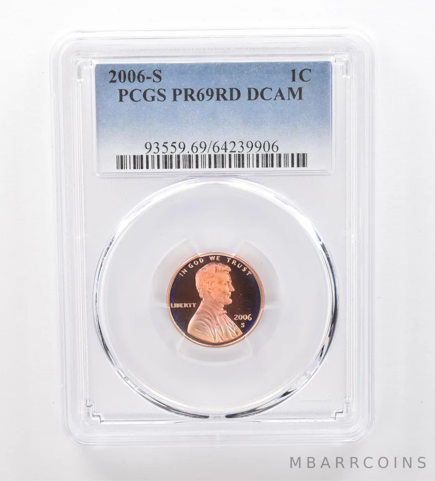 2006-S Lincoln Memorial Cent PR69 RD DCAM PCGS Beautiful Tone *2098