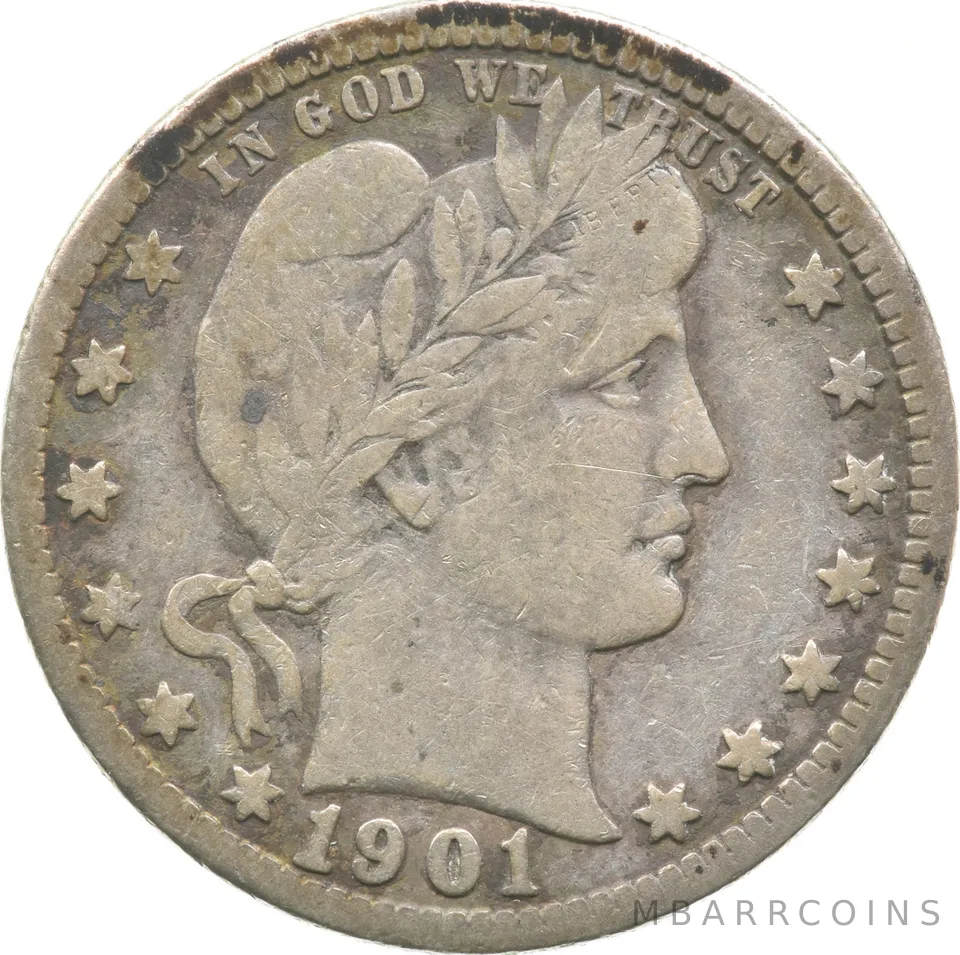 1901-O Barber Quarter *2378