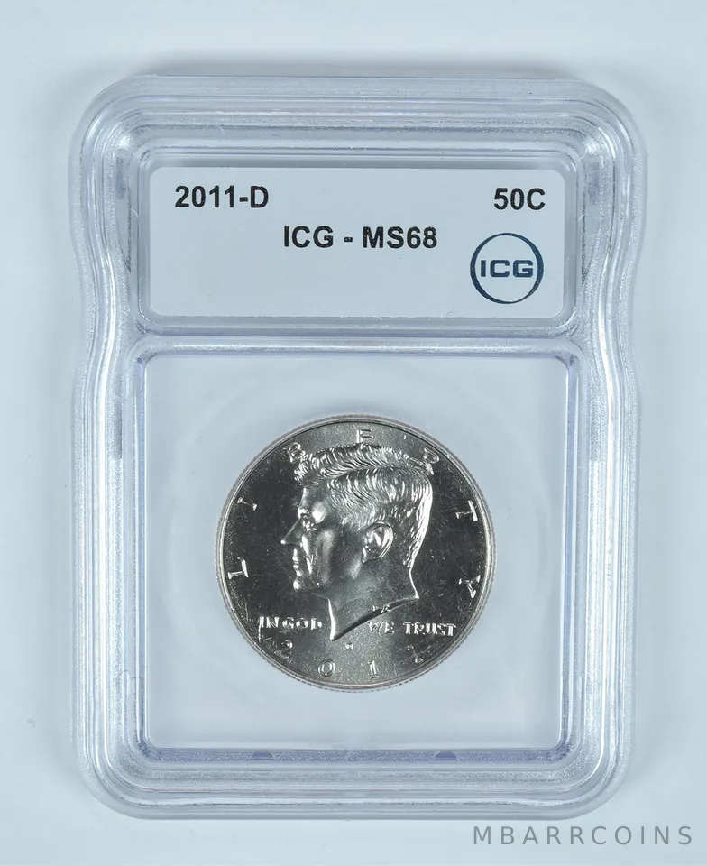 2011-D Kennedy Half Dollar MS68 ICG