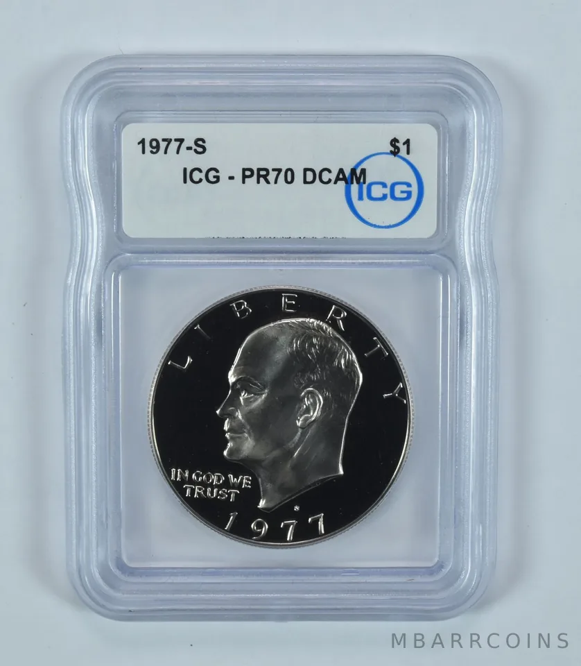 1977-S Eisenhower $1 PR70 DCAM ICG