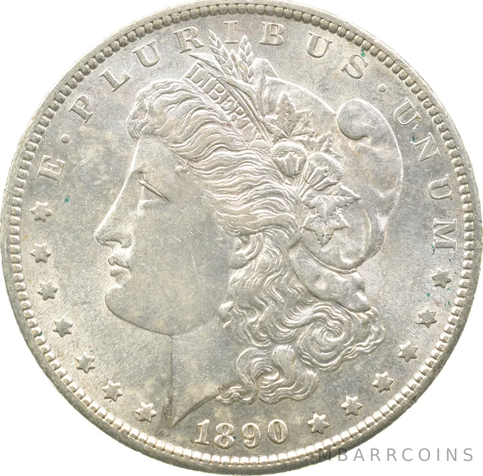 1890-S Morgan Silver Dollar a3633
