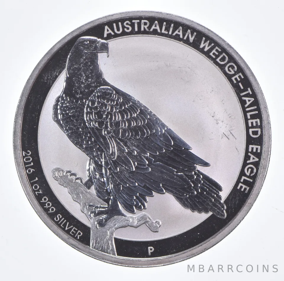Better Date 2016 Australia $1 1 Oz. Silver Wedge-Tailed Eagle World Coin *754