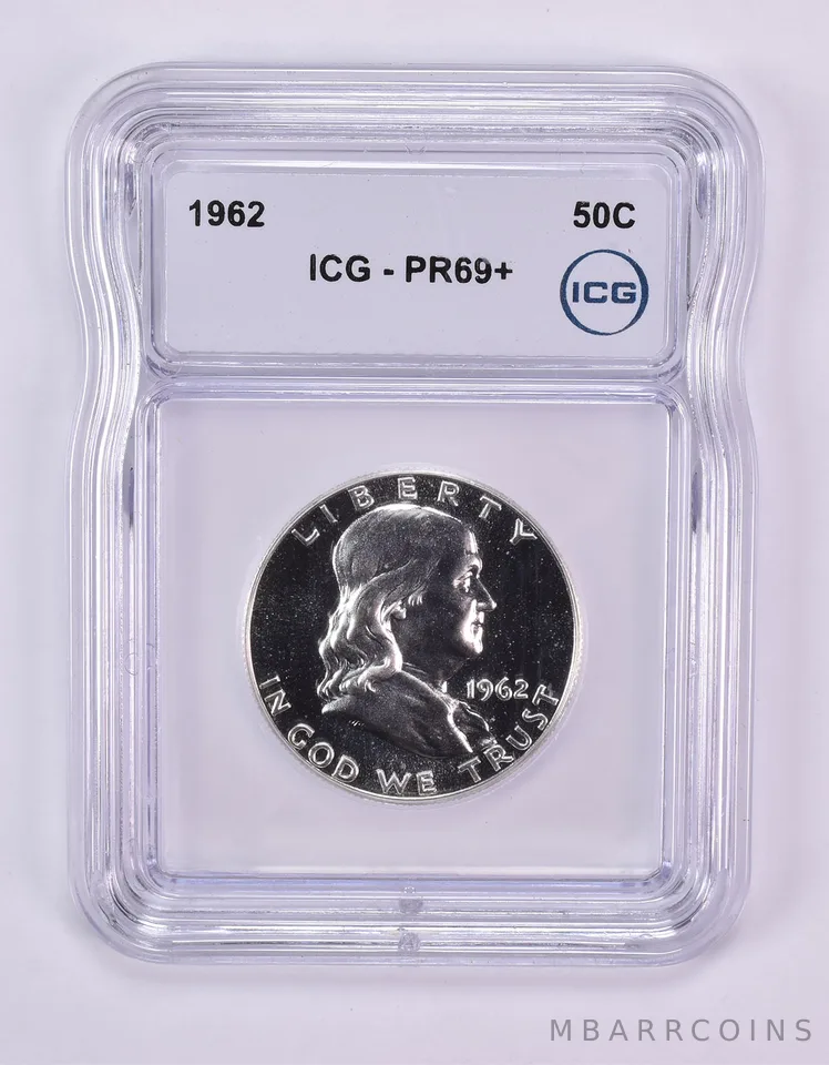 1962 Franklin Half Dollar PR69+ ICG
