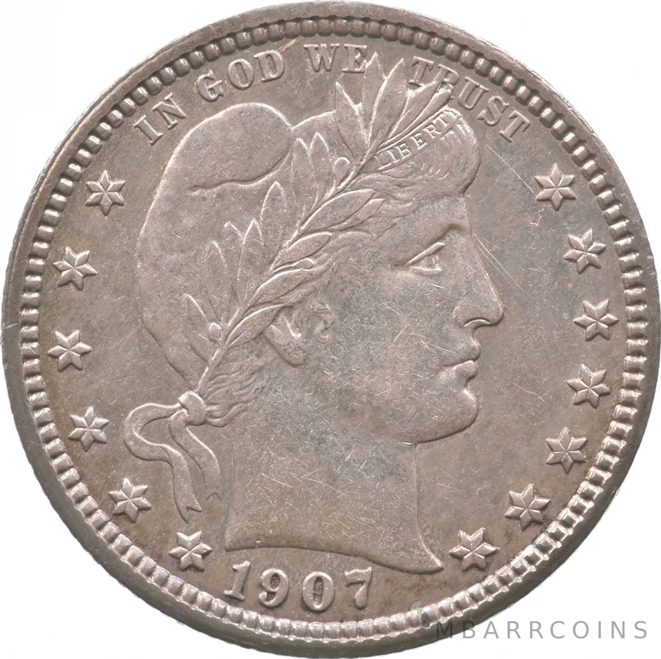 1907 Barber Quarter *4759