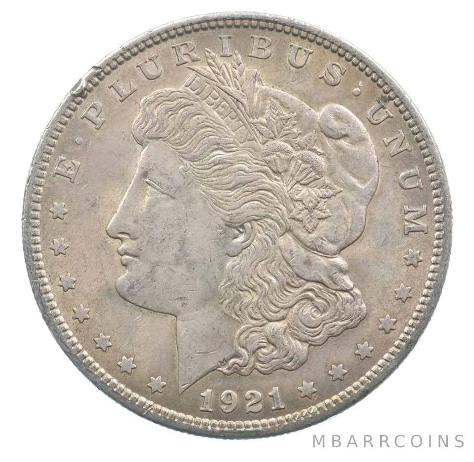 Early - 1921 Morgan Silver Dollar - 90% US Coin *962
