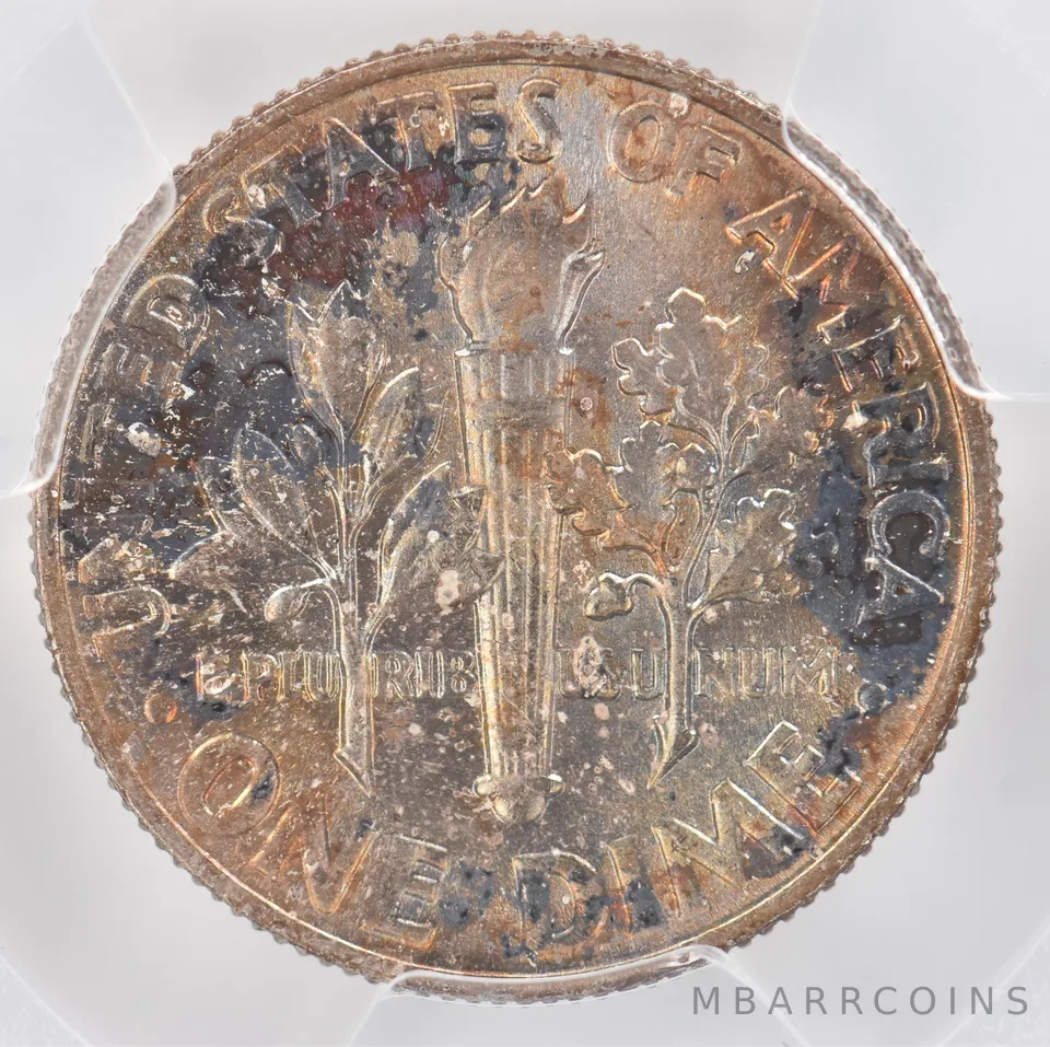 1964 Roosevelt Dime MS65 PCGS Beautiful Tone *0920