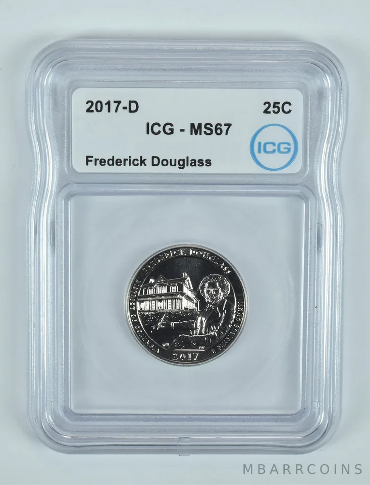 2017-D Washington Quarter ATB Frederick Douglass MS67 ICG