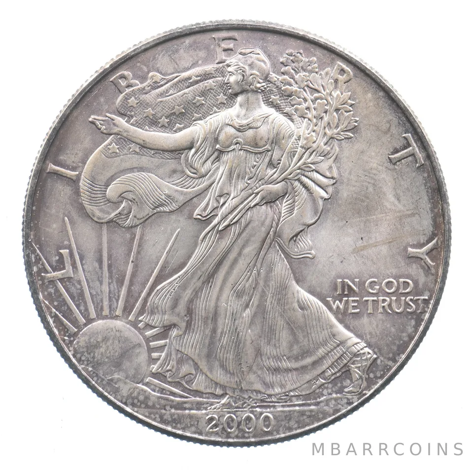 Better Date 2000 American Silver Eagle 1 Troy Oz .999 Fine Silver *756