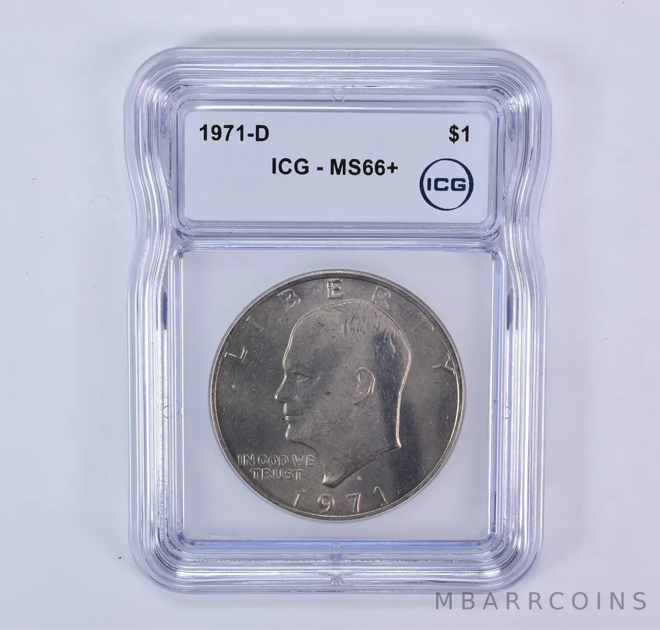 1971-D Eisenhower $1 MS66+ ICG
