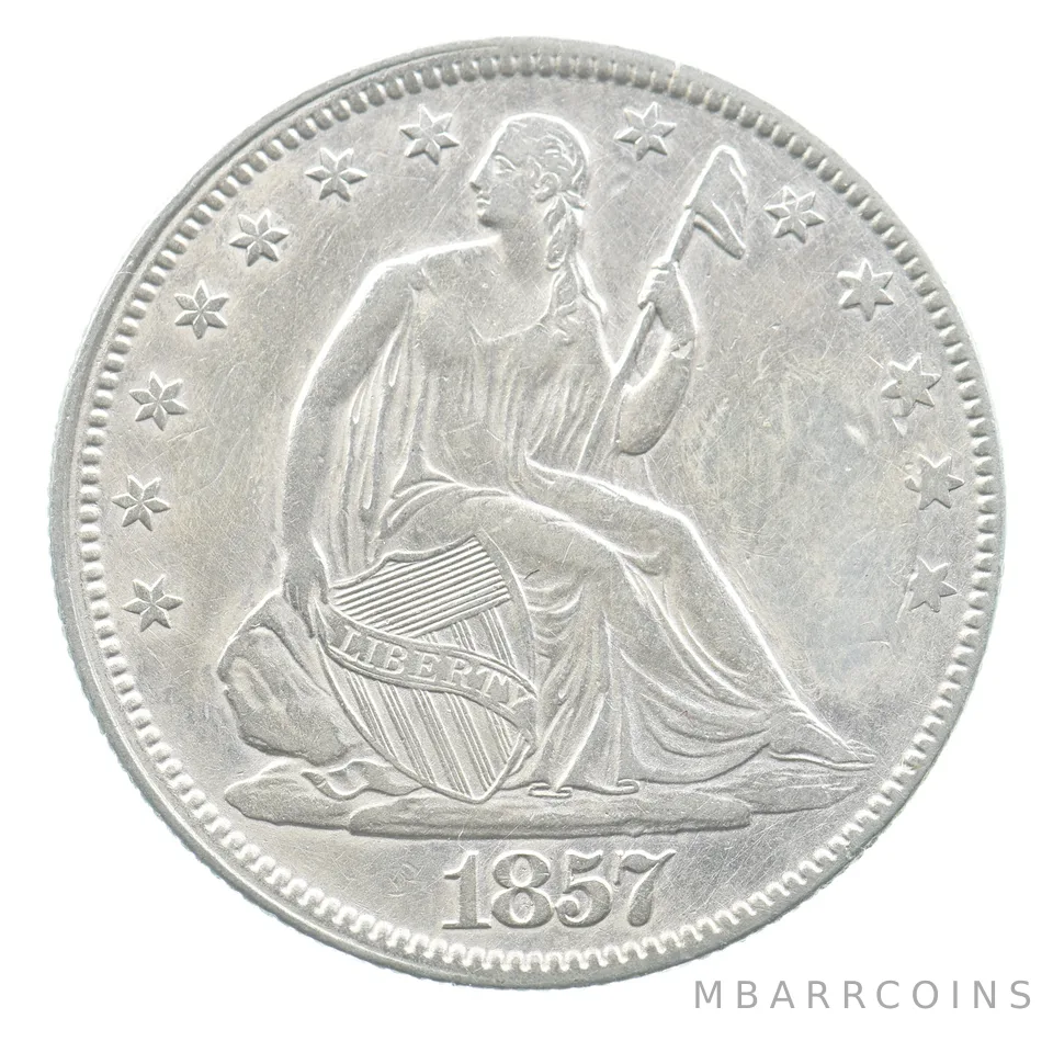1857 Seated Liberty Half Dollar *3510