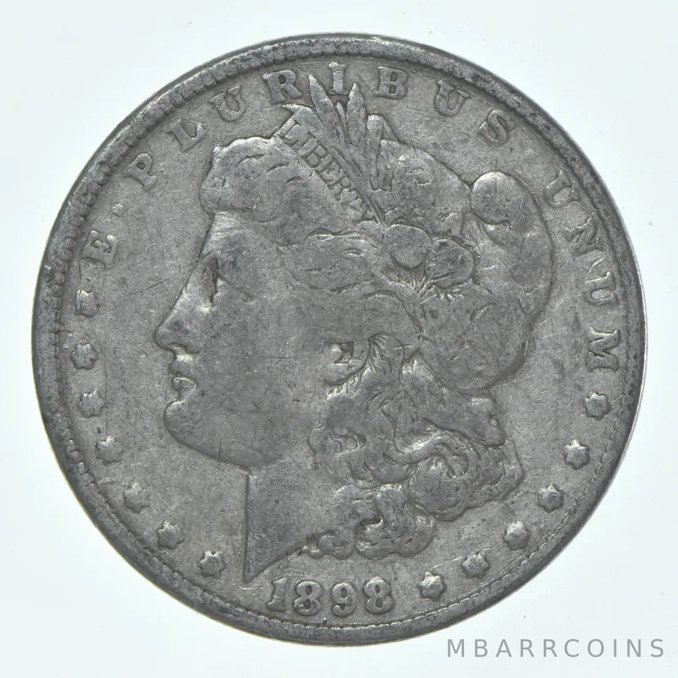 VG/F 1898 (P) Morgan Silver Dollar (1 coin)