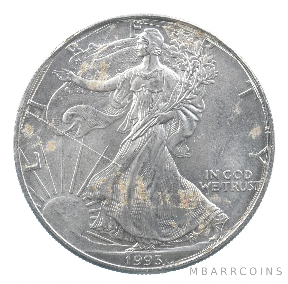 Better Date 1993 American Silver Eagle 1 Troy Oz .999 Fine Silver *793