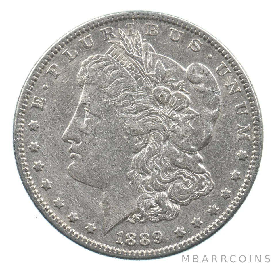 Early - 1889 Morgan Silver Dollar - 90% US Coin *424