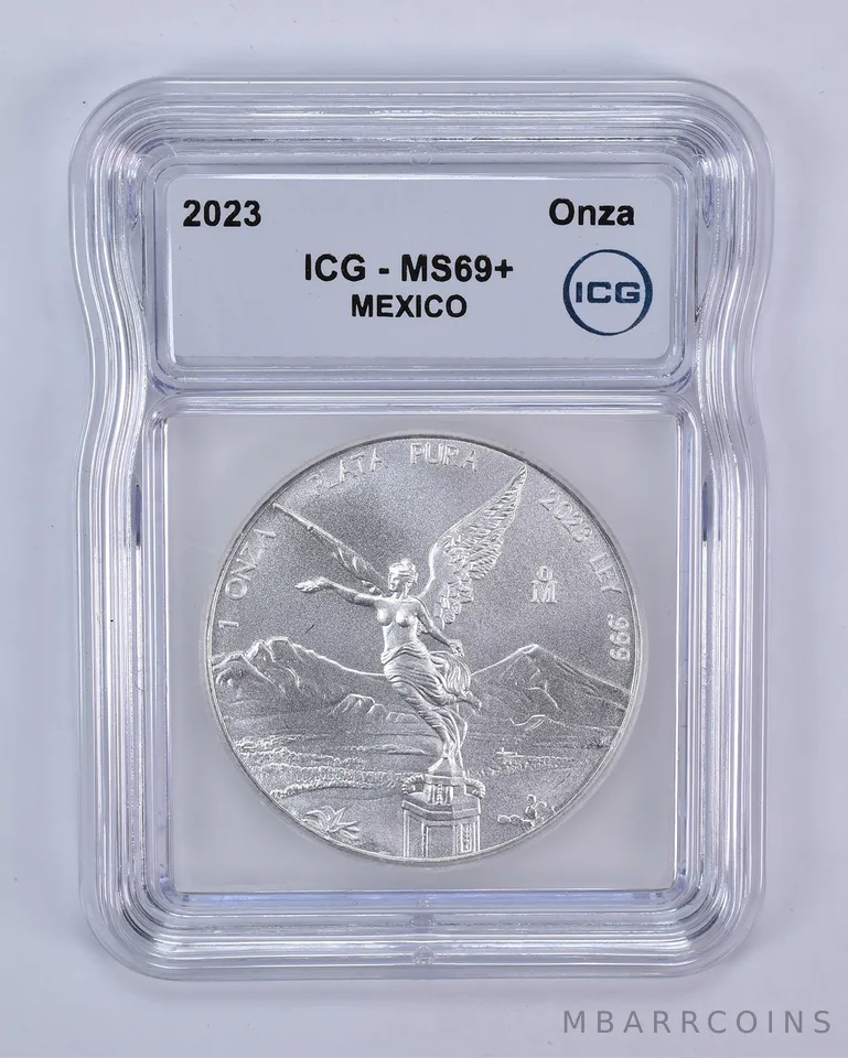 2023 Mo Mexico 1 Onza Silver Libertad MS69+ ICG
