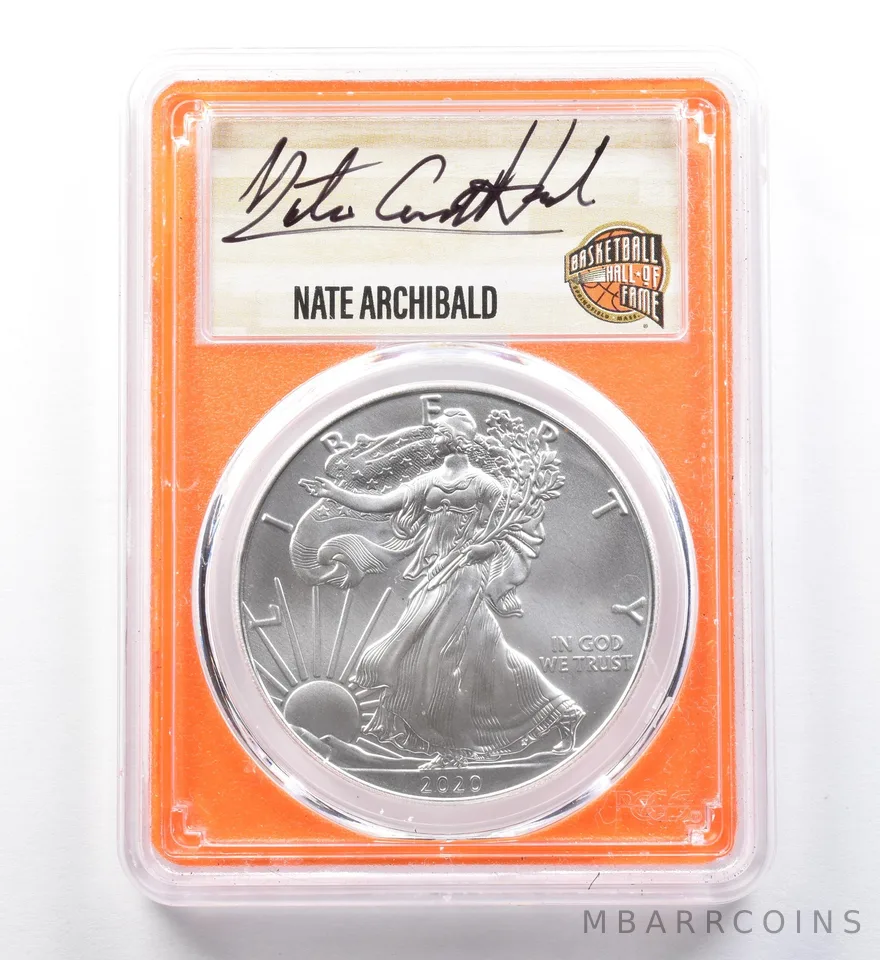 2020 (P) American Silver Eagle Archibald Emergency Issue FDOI MS70 PCGS a1191