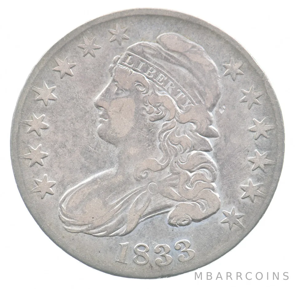 1833 Capped Bust Half Dollar *4809