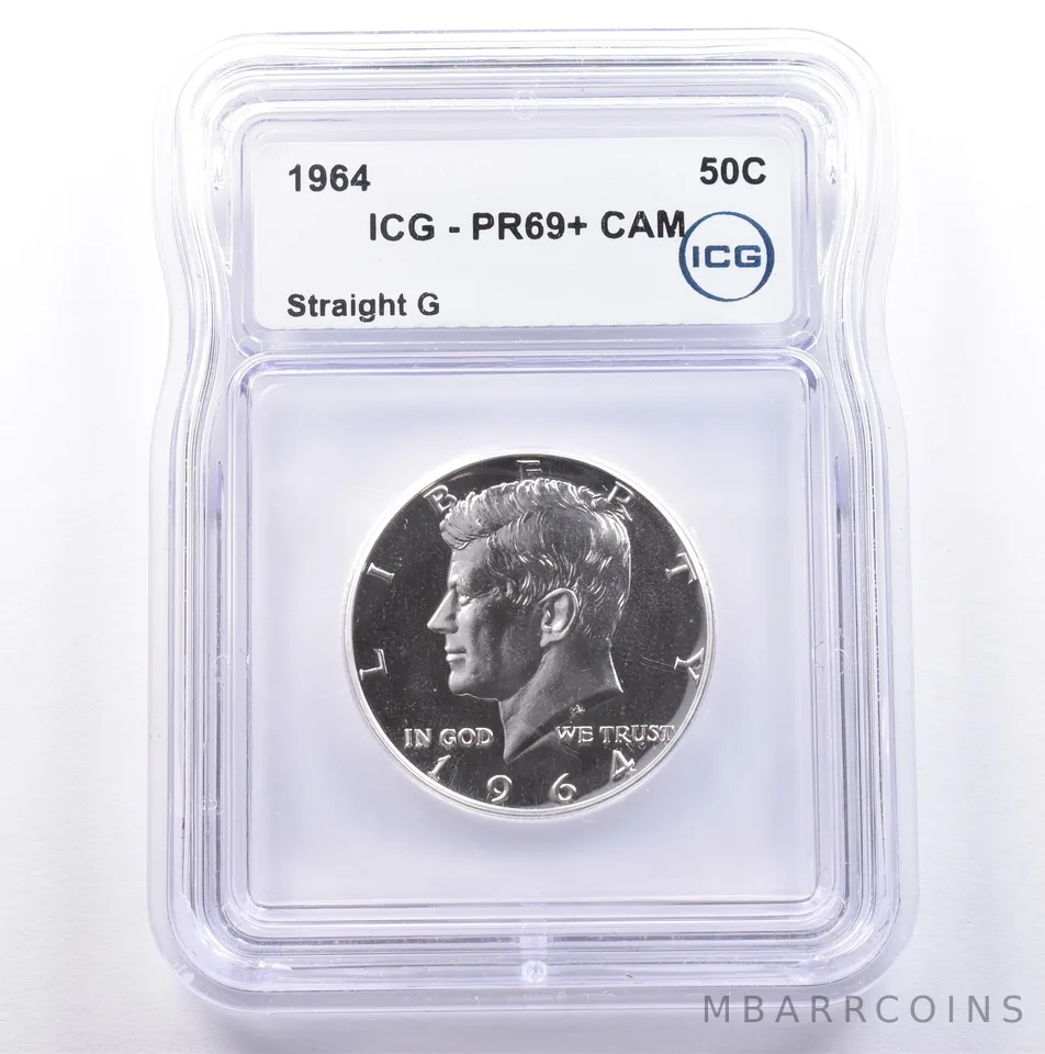 1964 Kennedy Half Dollar Straight G PR69+ CAM ICG *9005
