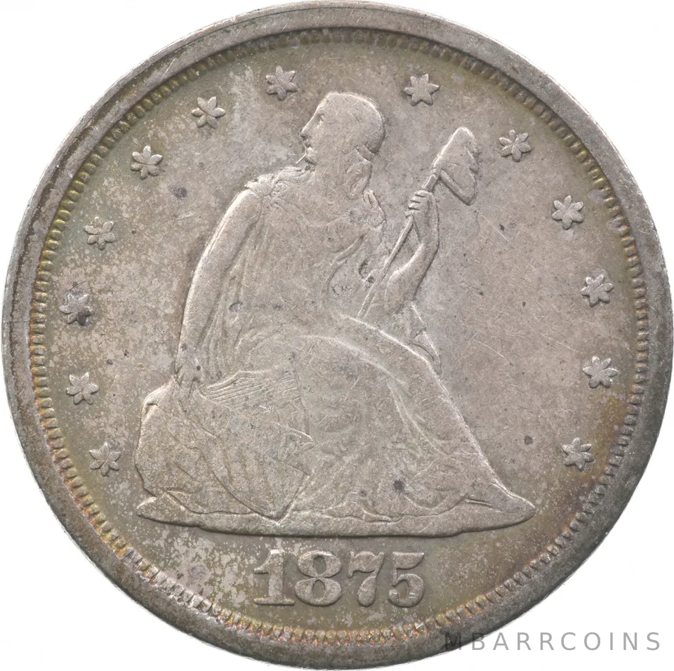1875-S Seated Liberty Twenty Cent Piece *5571