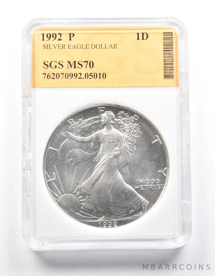 1992 American Silver Eagle *1236