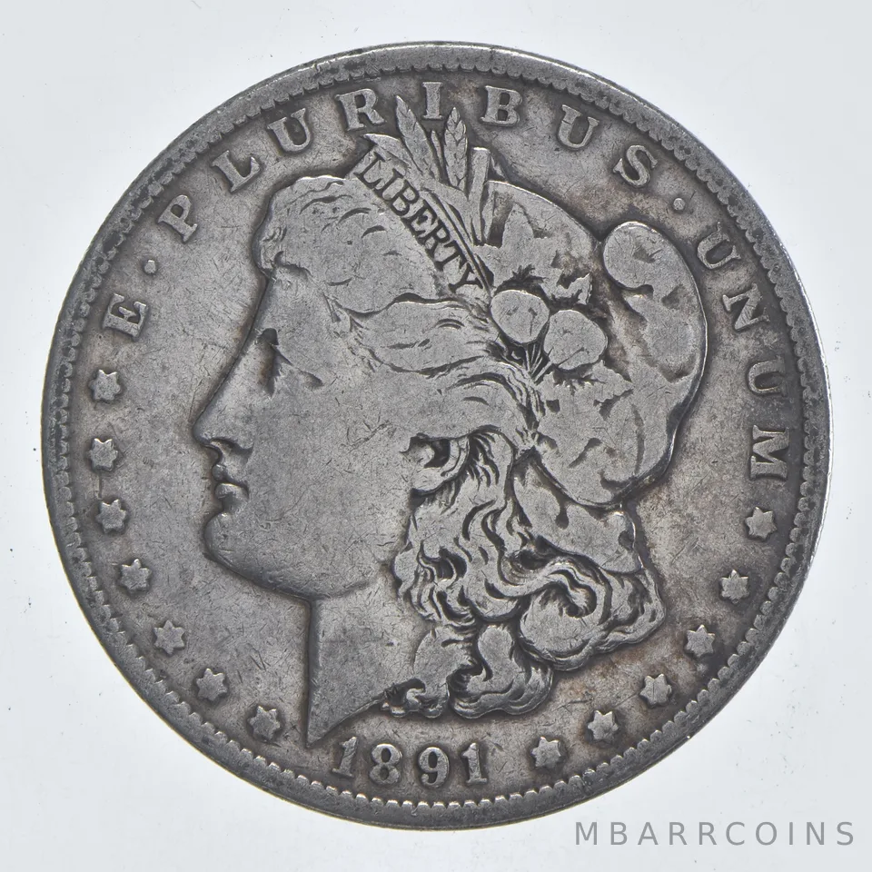 Early - 1891-O Morgan Silver Dollar - 90% US Coin *791