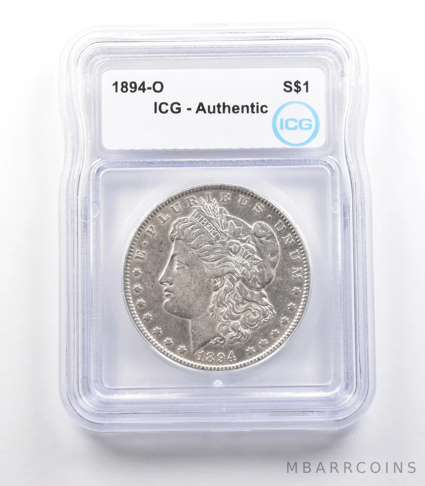 1894-O Morgan Silver Dollar Authentic ICG *2390