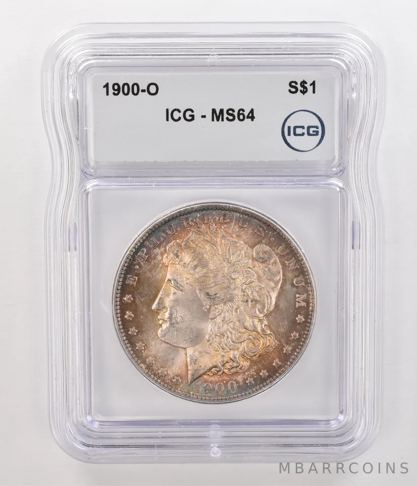 1900-O Morgan Silver Dollar MS64 ICG Beautiful Tone *4769