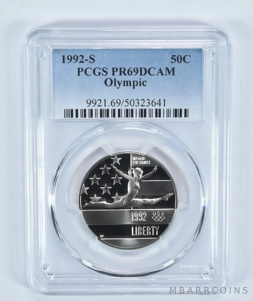 1992-S Olympic Gymnastics Commemorative Half Dollar PR69 DCAM PCGS