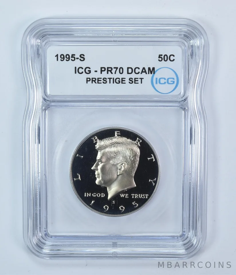 1995-S Kennedy Half Dollar Prestige Set PR70 DCAM ICG