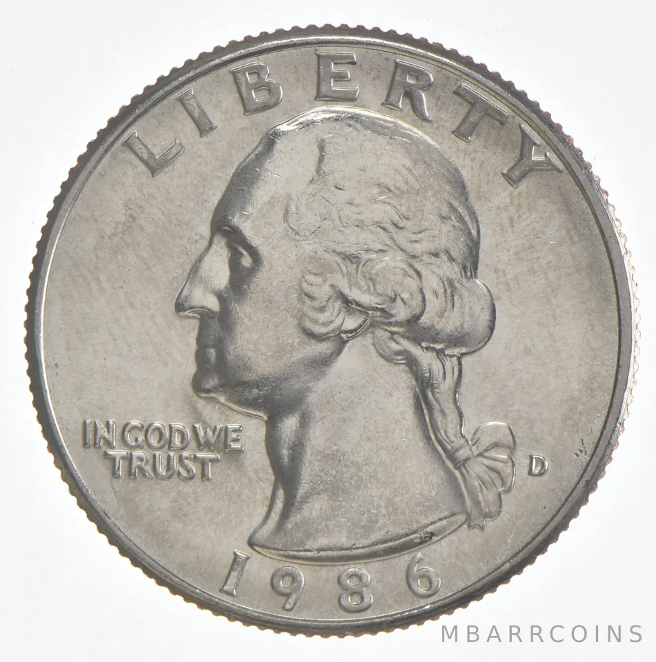 1986-D Washington Quarter Clad Unc