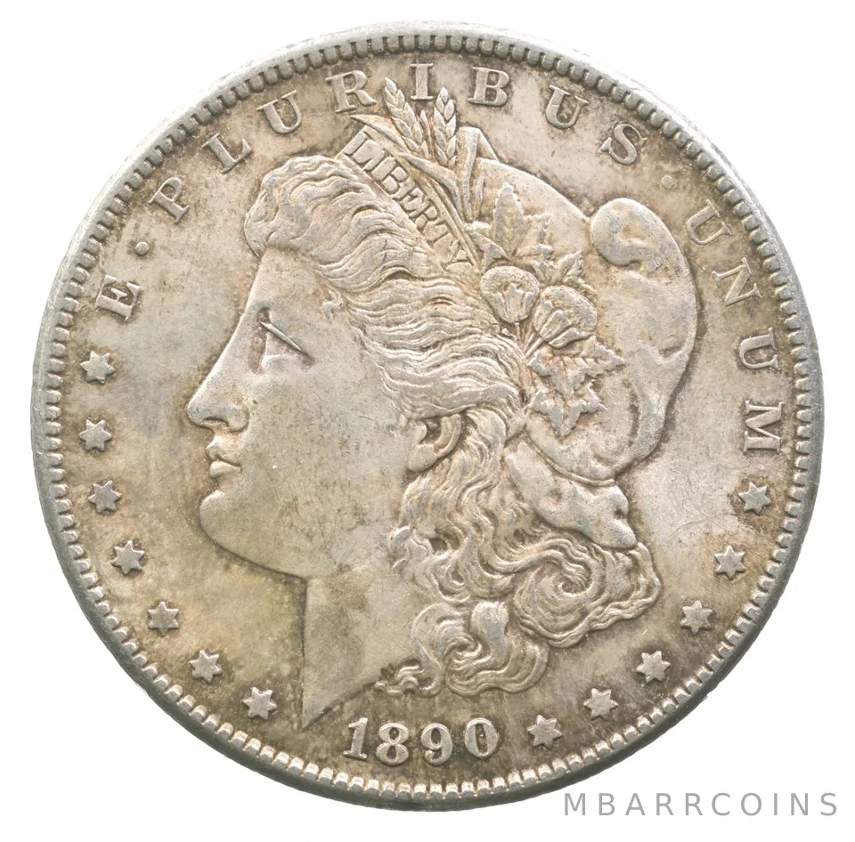1890-S Morgan Silver Dollar a3574