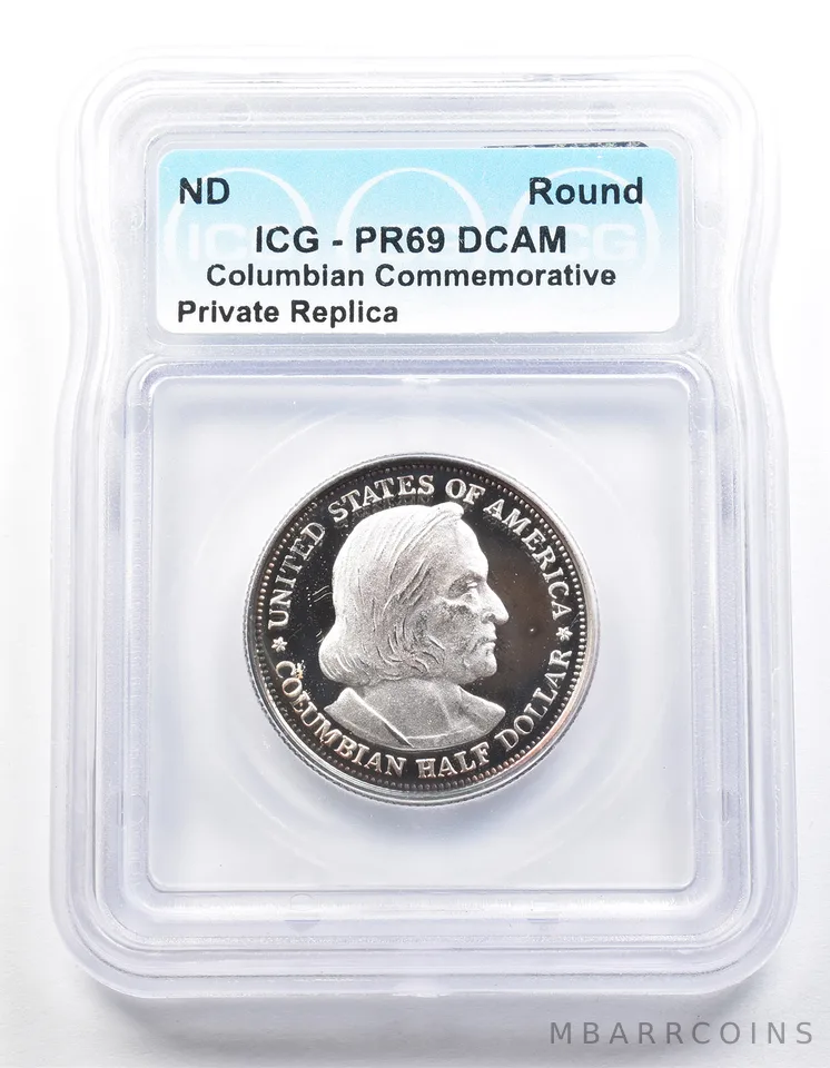 1892 Columbian Half Dollar PR69 ICG Museum Gallery Strike *1288