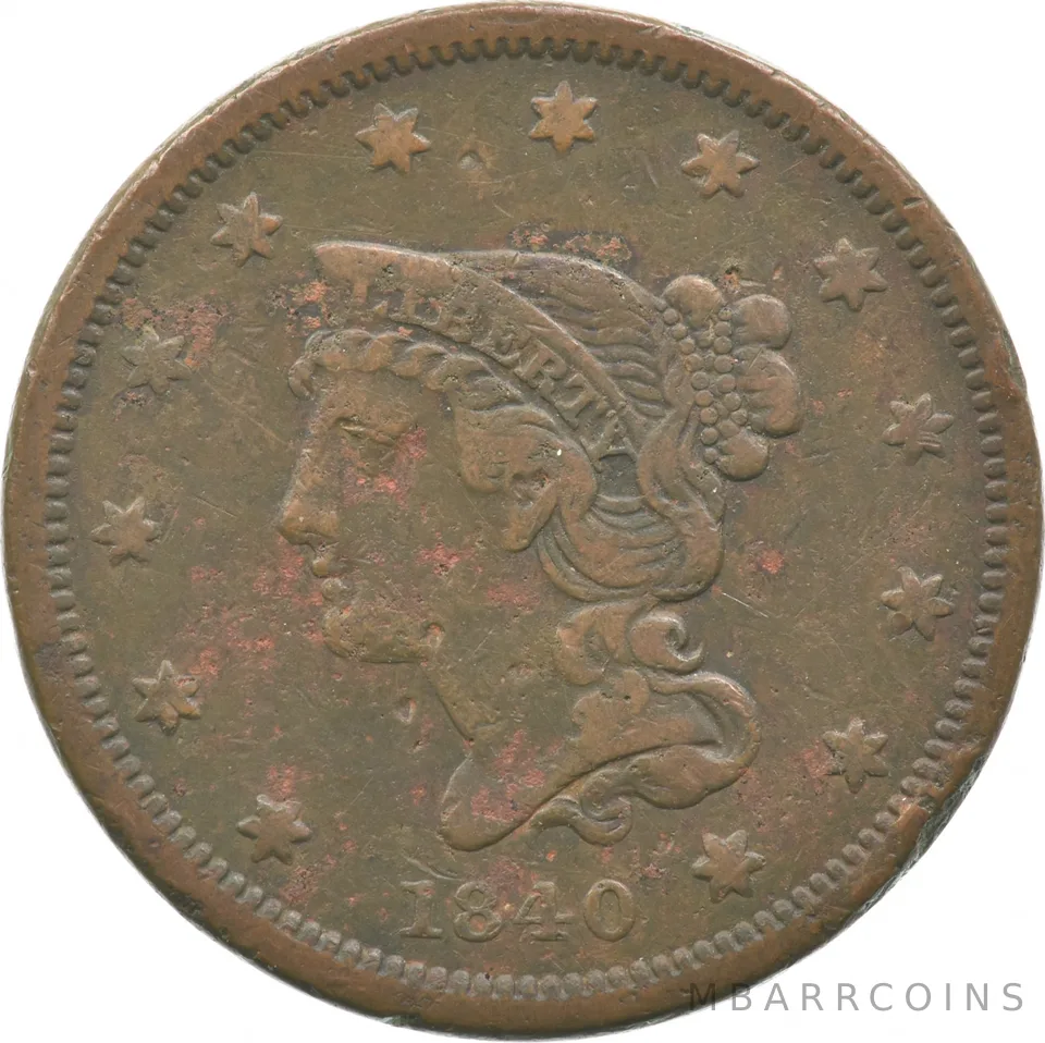 1840 Liberty Head Large Cent a2363
