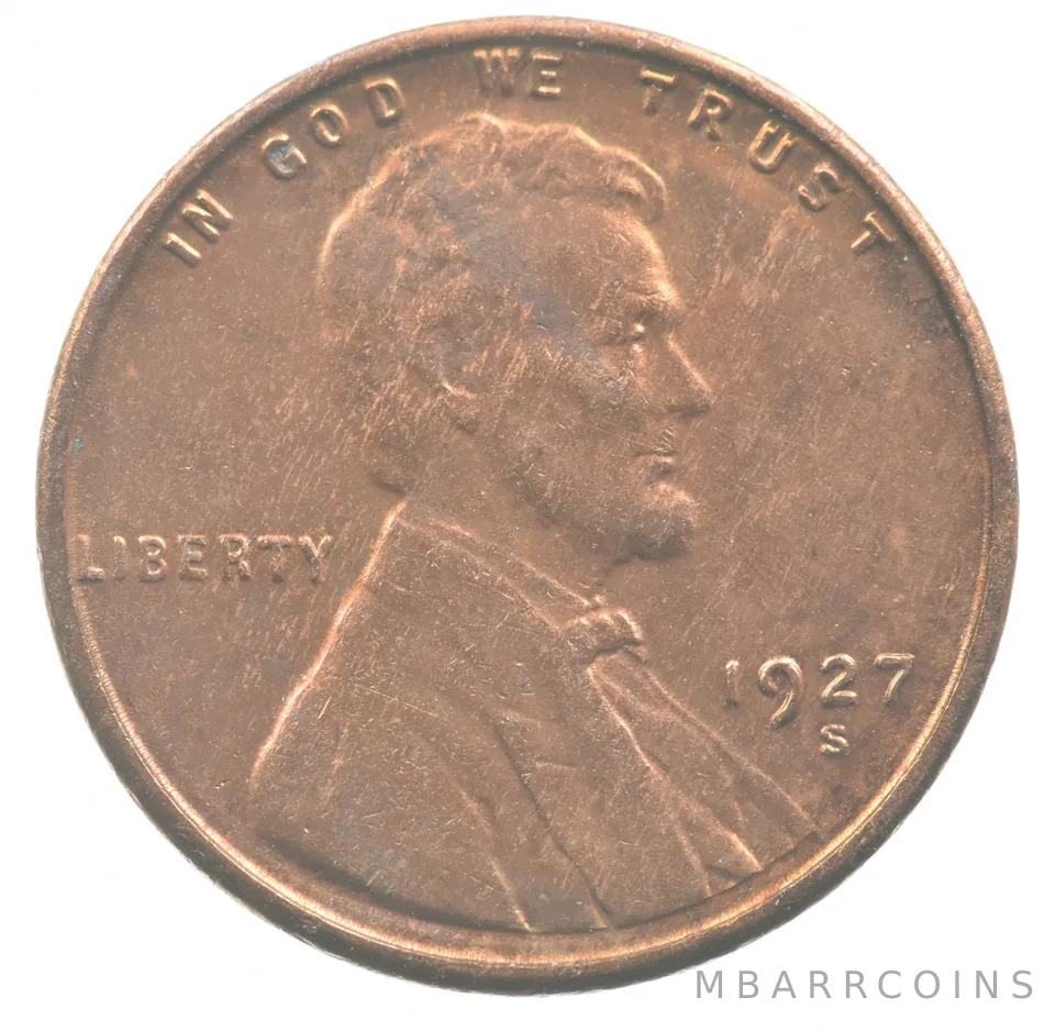 1927-S Lincoln Wheat Cent *6661