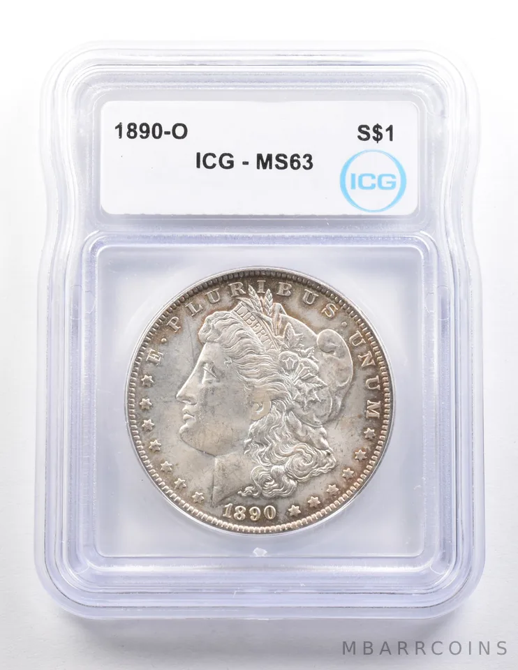 1890-O Morgan Silver Dollar MS63 ICG *3694