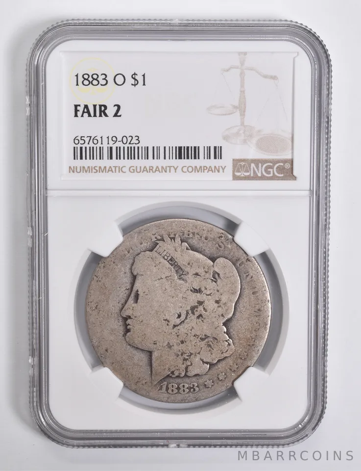FAIR 2 1883-O Morgan Silver Dollar NGC Lowball Low Ball a4556