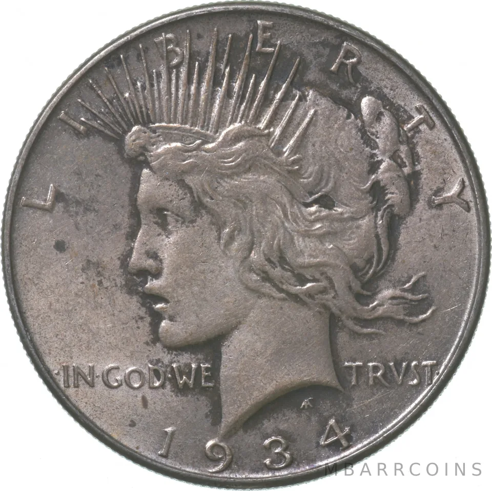 1934 Peace Silver Dollar *6129