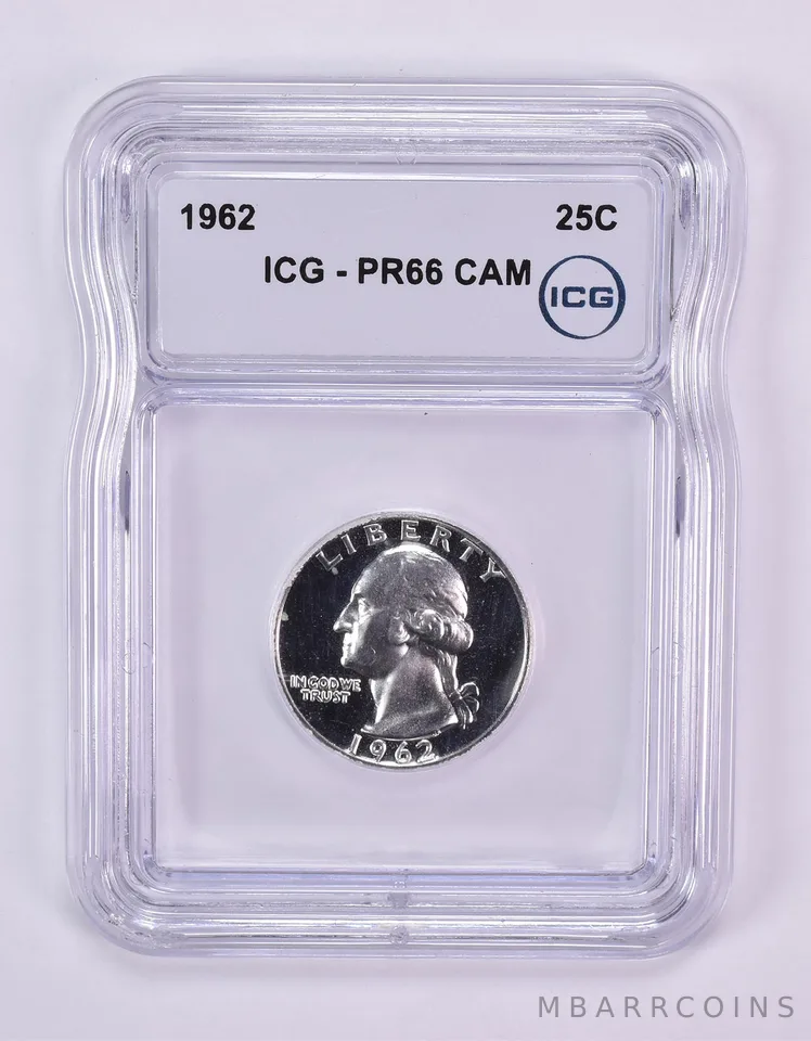 1962 Washington Quarter PR66 CAM ICG