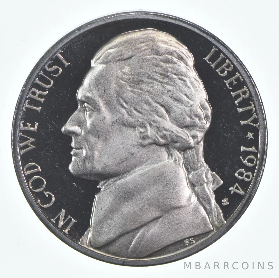 1984-S Jefferson Nickel Proof