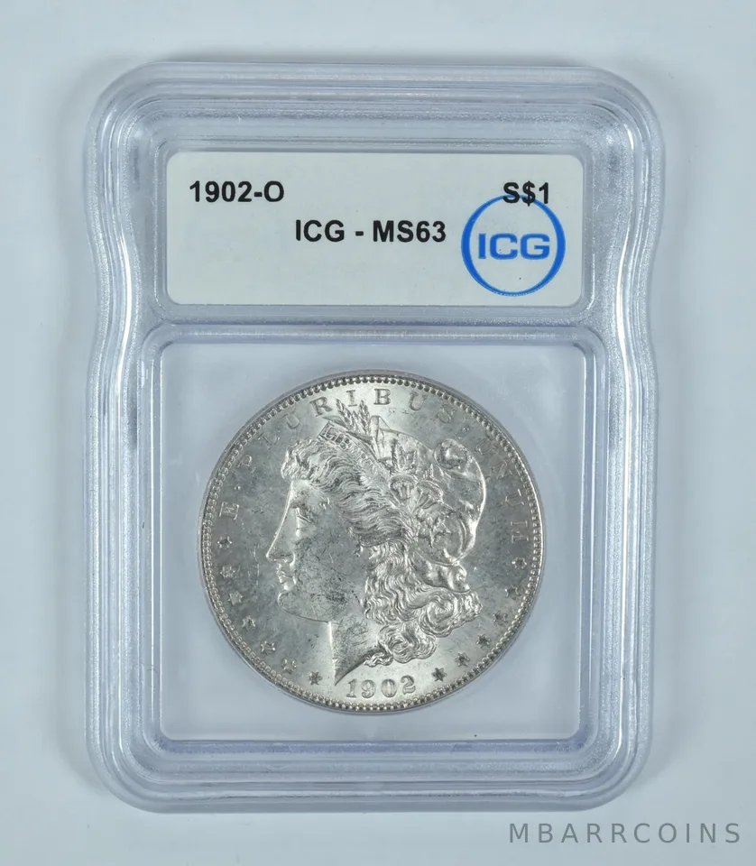 1902-O Morgan Silver Dollar MS63 ICG