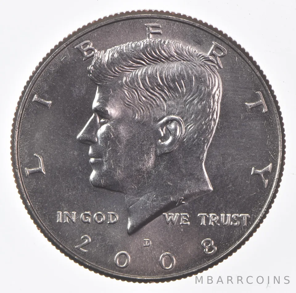 2008-D Kennedy Half Dollar Clad Unc
