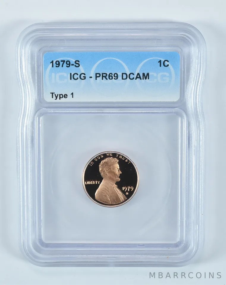 1979-S Lincoln Memorial Cent Type 1 PR69 DCAM ICG