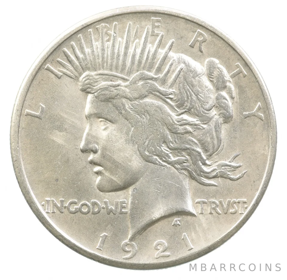 1921 Peace Silver Dollar VAM-1A a3223