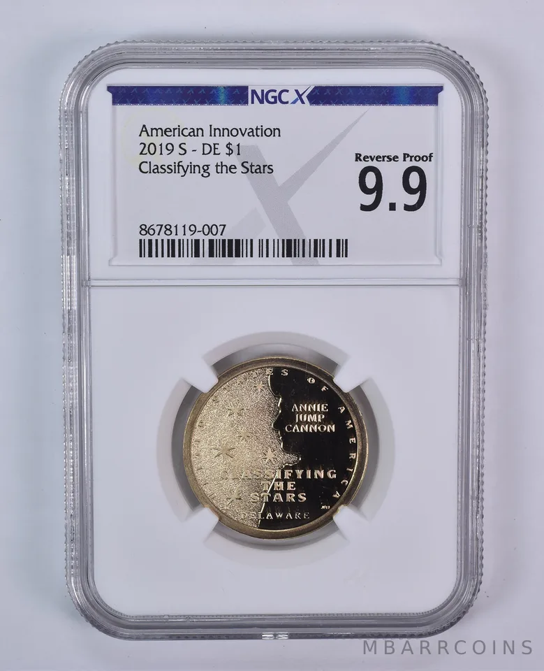 2019-S Innovation $1 Classifying The Stars DE Reverse Proof 9.9 NGC X NGCX