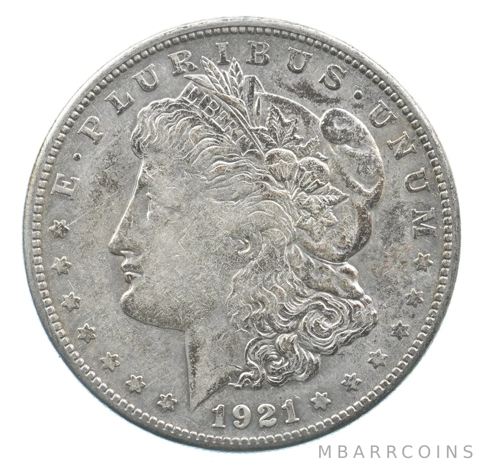 Early - 1921-S Morgan Silver Dollar - 90% US Coin *941