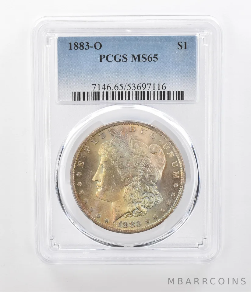 1883-O Morgan Silver Dollar MS65 PCGS Beautiful Tone *1190