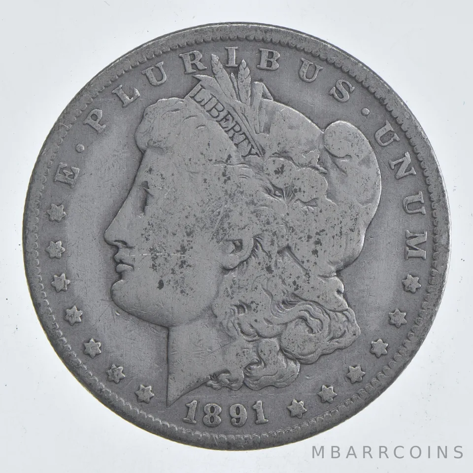 Early - 1891-O Morgan Silver Dollar - 90% US Coin *794
