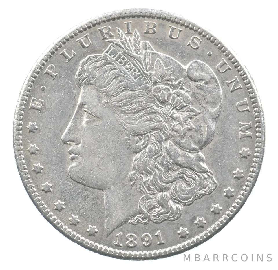 1891-CC Morgan Silver Dollar *6391