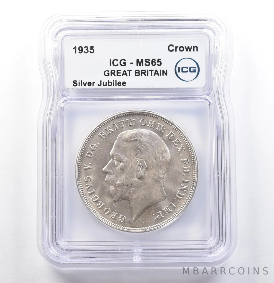 1935 Great Britain Crown Silver Jubilee MS65 ICG *9909